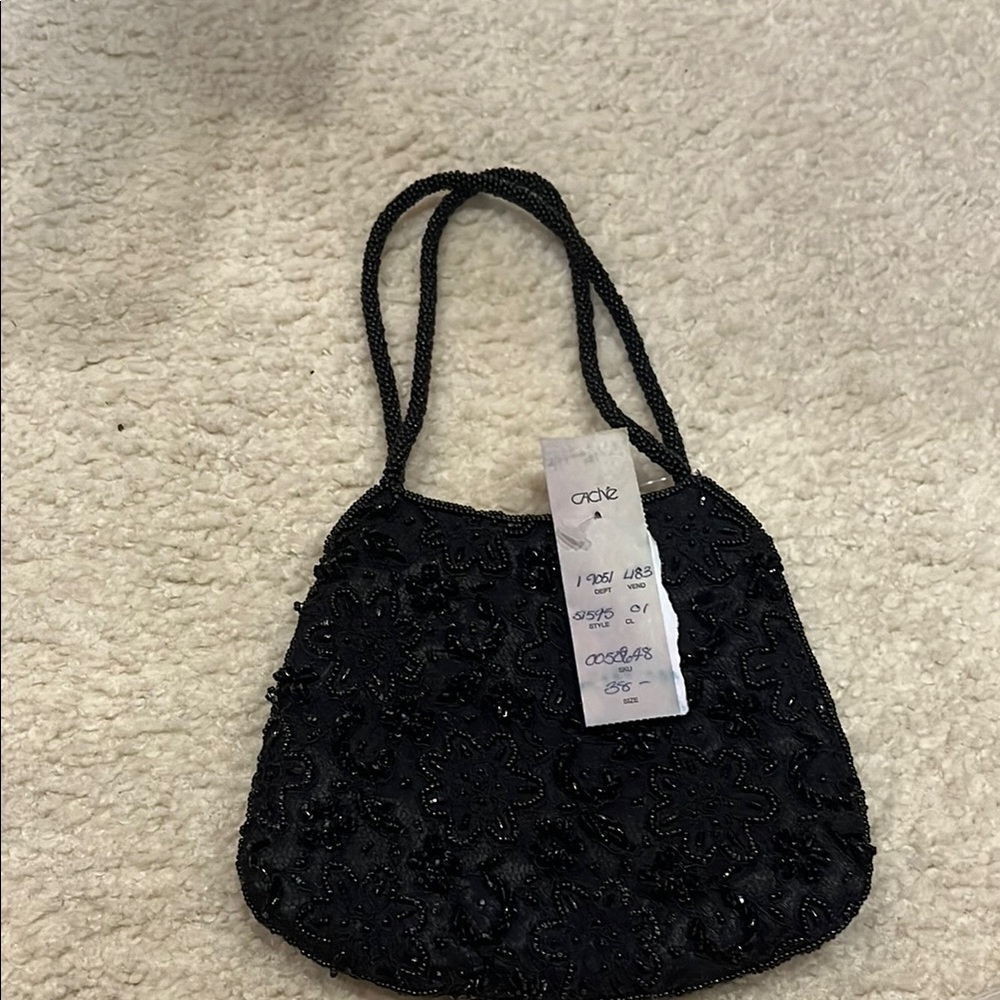 Cache Black Sequin Clutch for Special Occasions